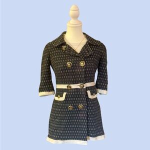 Vintage Juicy Couture Nautical Double-Breasted Coat